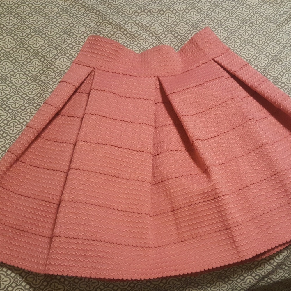 Pink skater skirt